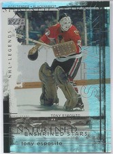 2000-01 Upper Deck Legends ENSHRINED STARS TONY ESPOSITO Chicago Blackhawks