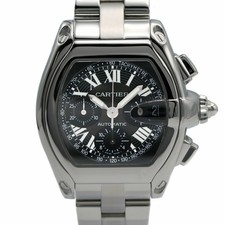 Reloj Cartier Roadster Chrono XL W62020X6 plateado usado para hombre #42021