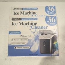 2 boxes of 36 USKICH Ice Machine Cleaner Descaler Tablets