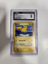 Pikachu Pop Series 5 Corrected Back Insufficient Ink Error Cgc 8.0