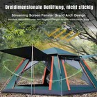 XXL Campingzelt Kuppelzelt Automatisch Pop up Zelt Wasserdicht Camping Zelt DHL