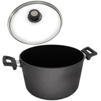 Eurolux Suppentopf 28Cm Induktion Kochtopf Aluguss Antihaft Beschichtet & Deckel
