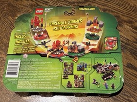 Lego Ninjago 9591 NRG Kai and Chokun Spinner Weapon Pack, NWT/Sealed