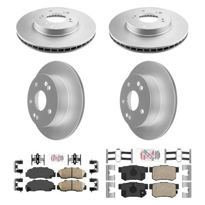 For Acura Integra 97-01 AmeriPRO Plain Front & Rear Brake Kit w Ceramic Pads