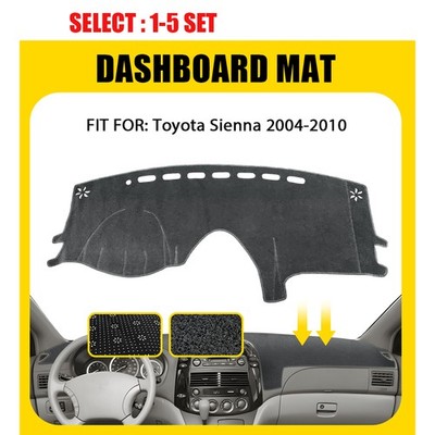 For Toyota Sienna 04-10 Inside Dashboard Cover Dash Mat Sunshade Pad Gray 1-10x