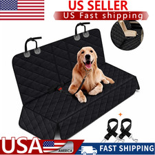 Dog Seat Cover Hammock for Back Seat Durable Waterproof Car Truck Suv Seatbelt