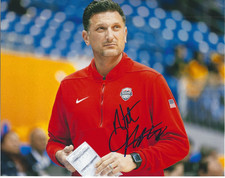 NATE TIBBETTS Signed 8 x 10 Photo WNBA Basketball PHOENIX MERCURY Coach