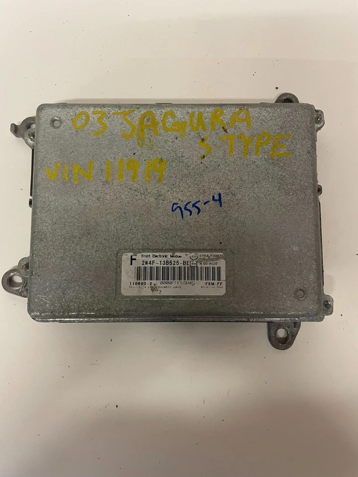 Jaguar S Type 2003 2004 BCM carrocería control módulo electrónico delantero 2W4F-13B525-Be Foto 2 de 4
