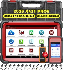 2026 Launch X431 Pro 5 Pad V Car Diagnostic Scanner Tool Programming Key Coding