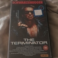 The Terminator VHS Cassette Video Tape 1984 Virgin Film Collection 1988