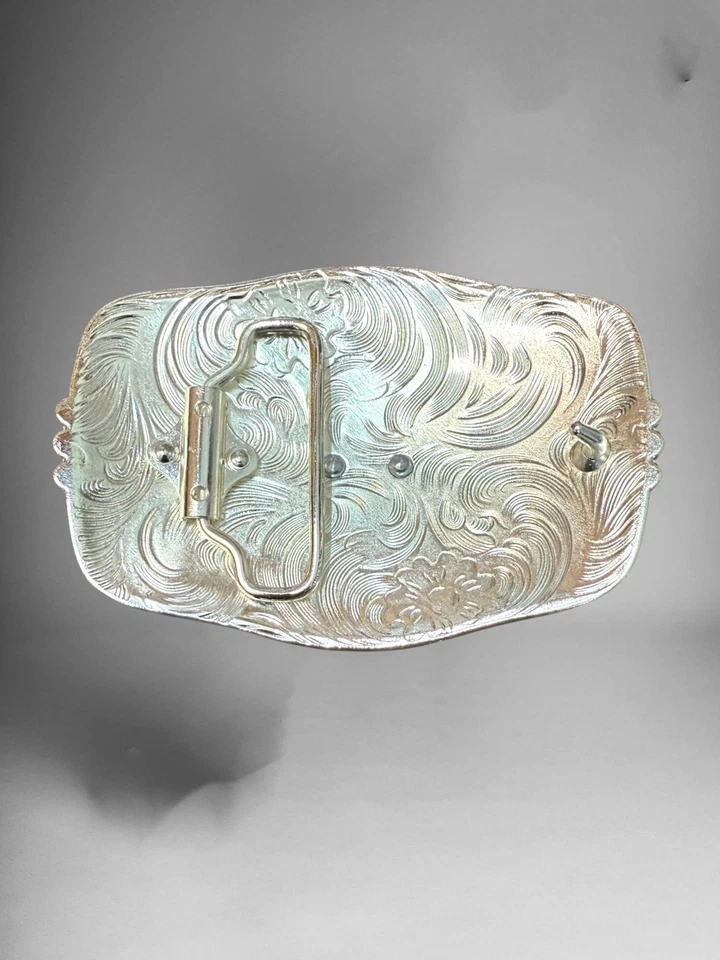 Fivela de cinto Long Horn Bull Western Cowboy Hebilla Vaquera Con Toro - Imagem 2 de 2