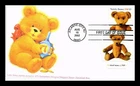 US COVER HANUKKAH BEAR FIRST DAY OF ISSUE DUAL POSTAGE TEDDY & IDEAL BEAR
