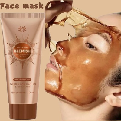 #ad #ad Face Whitening Mask Blemish Spot Removing Herbal Spots Peel Off Facial Mask $10.90