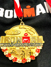 Ironman Kona Hawaii SWIM BIKE RUN World Triathlon Championship Gold Medal
