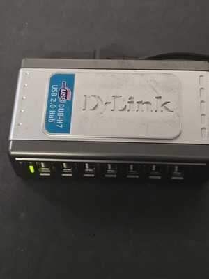 D-Link DUB-H7 7-Port USB 2.0 Hub High Speed Expansion Hub W/power Cord