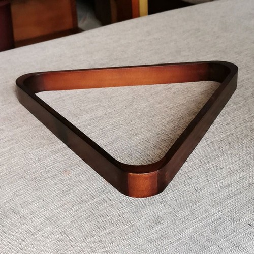 Support triangulaire pour boules de billard américain en aluminium de 57,2 mm, 2-1/4 pouces, pour jeux de neuf boules Support triangulaire pour boules de billard américain en aluminium de 57,2 mm, 2-1/4 pouces, pour jeux de neuf boules