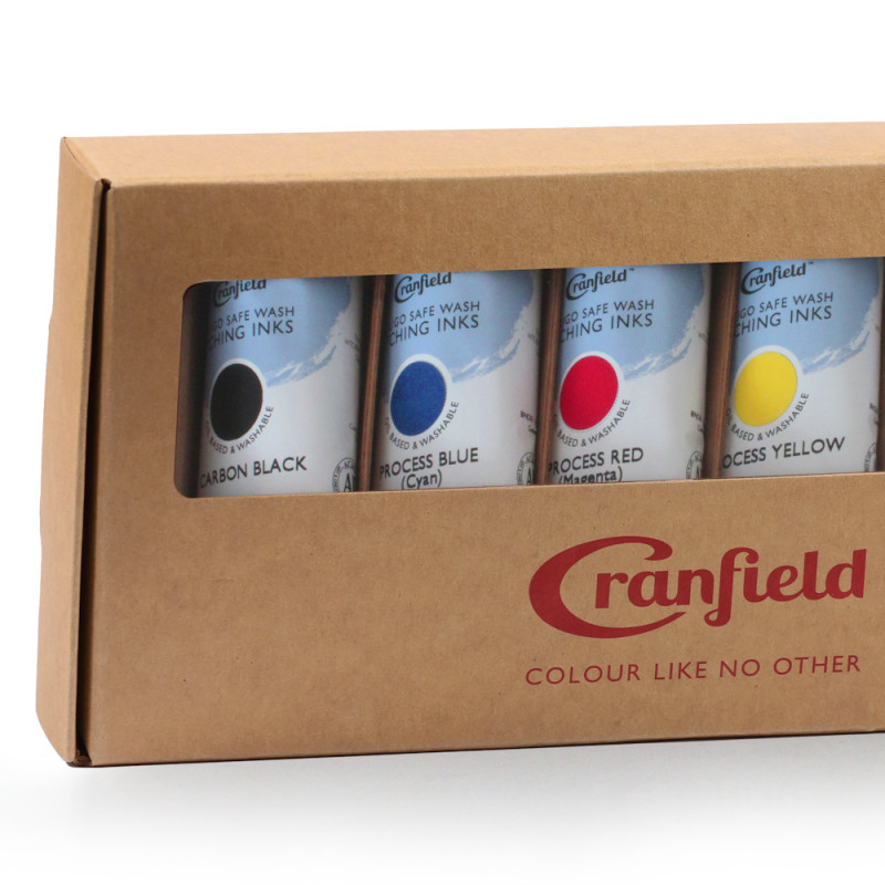 Cranfield Caligo Safe Wash Etching Ink Set (6 x 75ml)