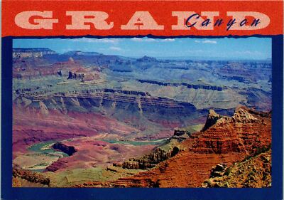Grand Canyon AZ Full View Colorado River Postcard Unused (29634)