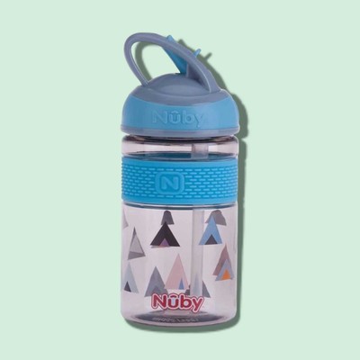 Nuby 2 in 1 Trinkhalmbecher - 360 ml - Blau - Für Kinder ab 4 Jahren