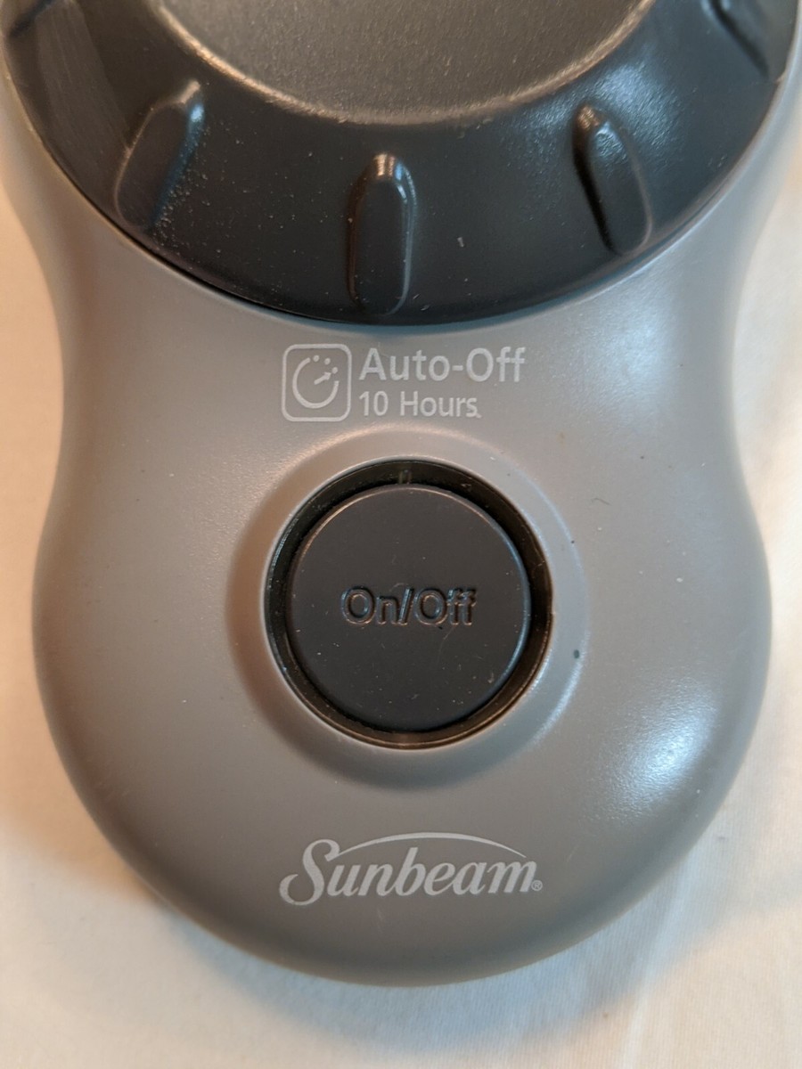 OEM Sunbeam S85A Electric Heated Blanket PAC-448-1 single Control 3-Prong  (E) | eBay