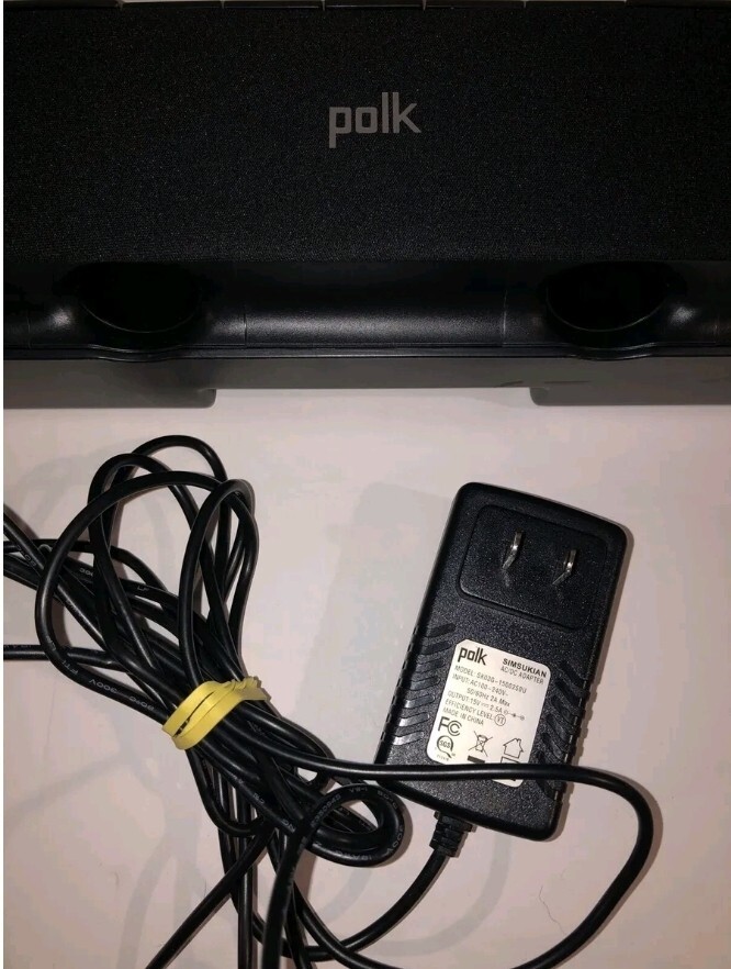 Polk DSB1 Sound Bar w/power supply Tested- Bluetooth