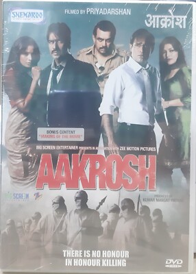 AAKROSH - AJAY DEVGN, BIPASHA BASU - BOLLYWOOD MOVIE DVD / REGION FREE, SUBTITLE