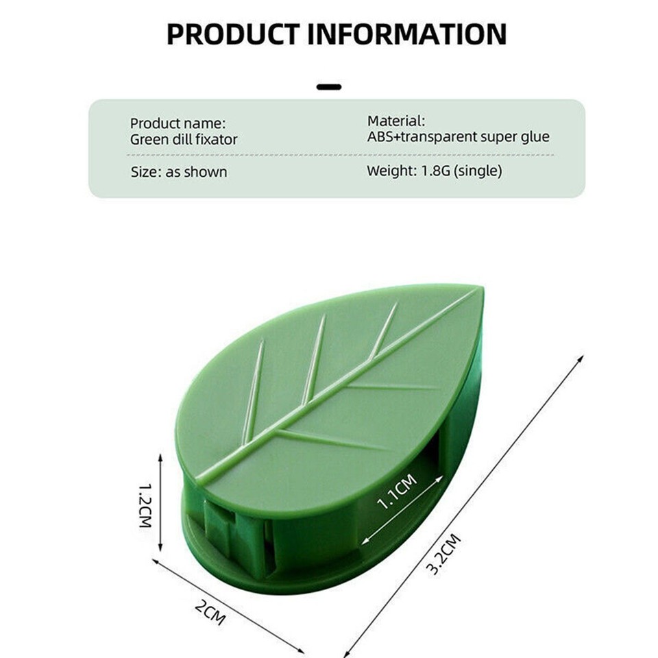 60PCS Plant Climbing Wall Fixture Clips Invisible SelfAdhesive Fixer