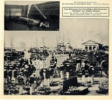Untergang des franz&ouml;sischen Unterseebootes Farfadet b. Biserta Bilddokumente1905