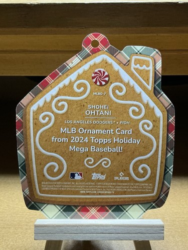 2024 Topps Holiday Mega Box Ornament Shohei Ohtani 2 Pack - Bild 4 von 4