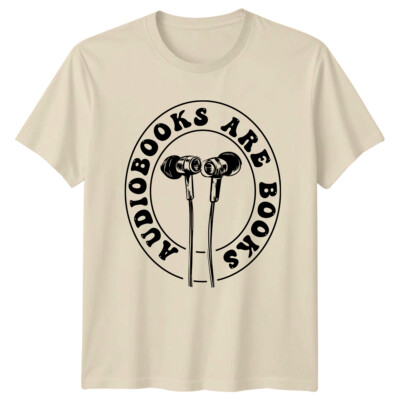 Hörbücher sind Bücher Vintage Kopfhörer Lesegerät T-Shirt
