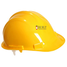 Elmetto Protettivo Caschetto da Lavoro Cantiere Antinfortunistico Giallo A Norma