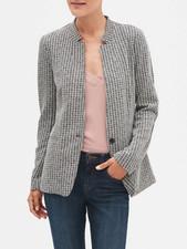 Banana republic -Women Fitted casual blazer with invert band collar- 44458-5 13