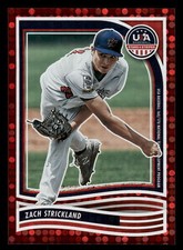 2024 Panini Stars & Stripes ZACH STRICKLAND RED 69/199 #119
