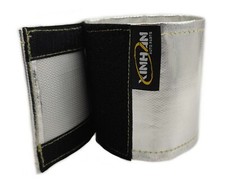 Aluminum Fiberglass Universal Starter Heat Shield 5.5 X 17in Wrap Self Attaching Aluminum Fiberglass Universal Starter Heat Shield 5.5 X 17in Wrap Self Attaching