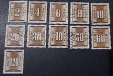 1951 - Hungary Postage Dues - 11 Values