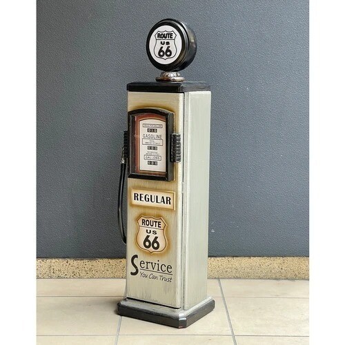 Route 66 CD Holder Rack 54 Disc Storage Silver Color Gas
