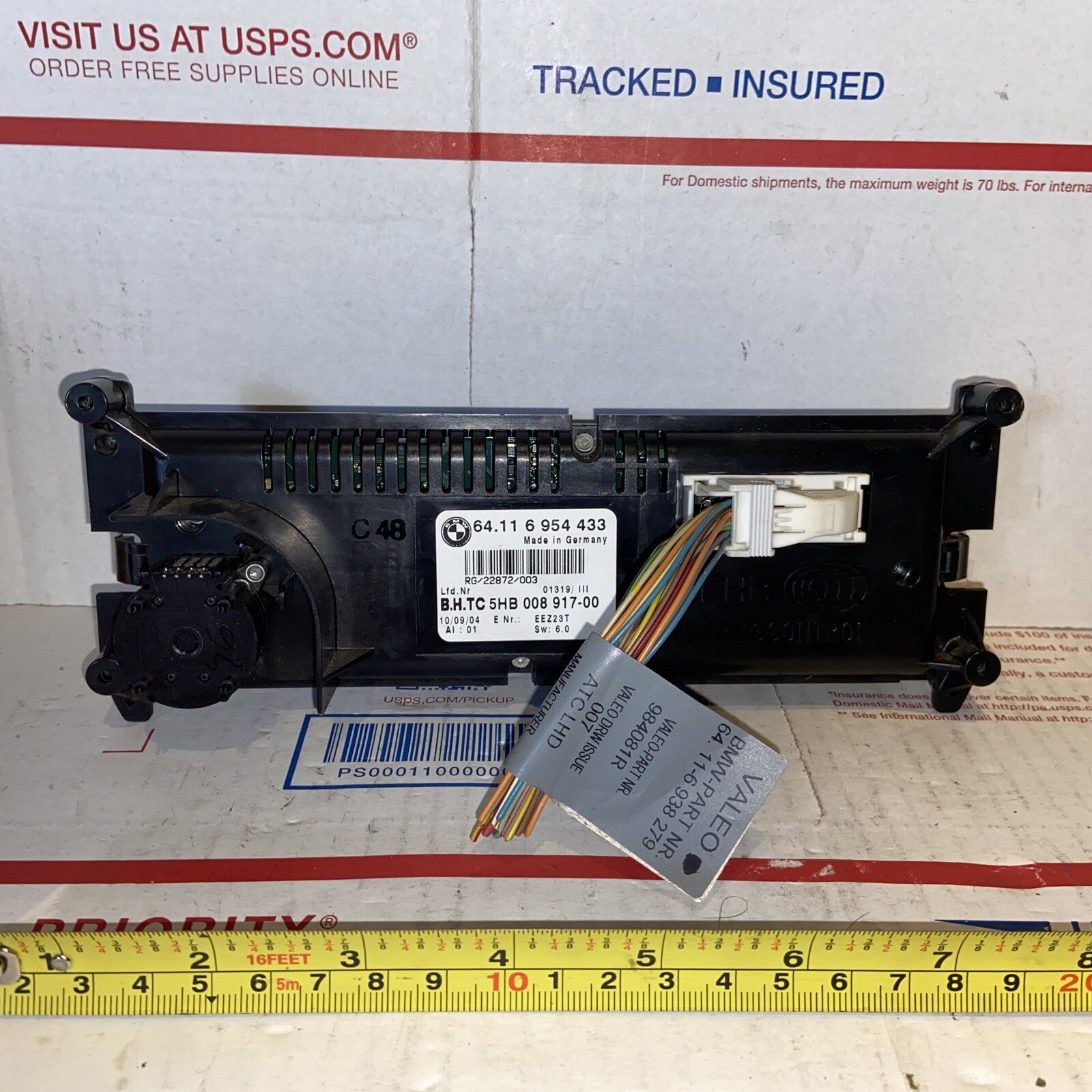05-08 Mini Cooper R50 R52 R53 A/C AC HEATER CLIMATE CONTROL SWITCH ...