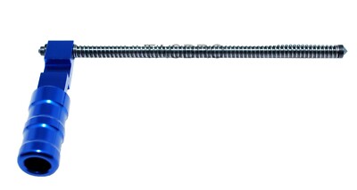 New Aluminum Ruger 1022 10-22 Extended Grooved Round Charging Handle Blue