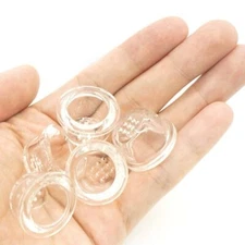 20PCS Affordable Replacement Glass Bowls 9 Hole Glass Bowl Pipe Accessories