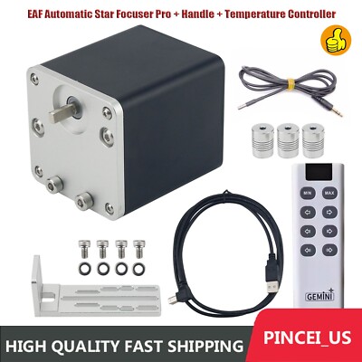 EAF Automatic Star Focuser Pro + Handle + Temperature Controller for Telescope