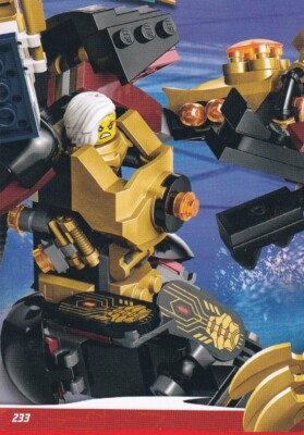 Lego Ninjago Serie 9 TCG Puzzle Karte Nr. 233 Puzzle 1 Teil 8/9