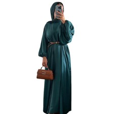 Muslim Women Open Cardigan Kimono Abaya Long Robes Turkey Kaftan Maxi Dresses