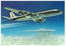 Eastern Airlines Douglas DC 8 Aviation Art Collector Series Postcard 1978