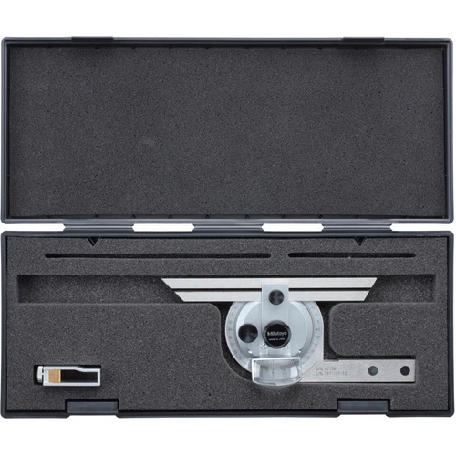 Mitutoyo 187-901-10 Universal Bevel Protractor Analog Angle Gauge Measuring New