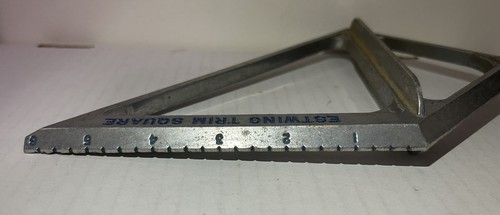 Estwing Aluminum Trim Square No. ETS Rockford, Il. Vintage - Picture 7 of 10