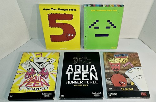 AQUA TEEN HUNGER FORCE Seasons One 1 Two 2 Three 3 Four 4 & 5 Five DVD Box Sets