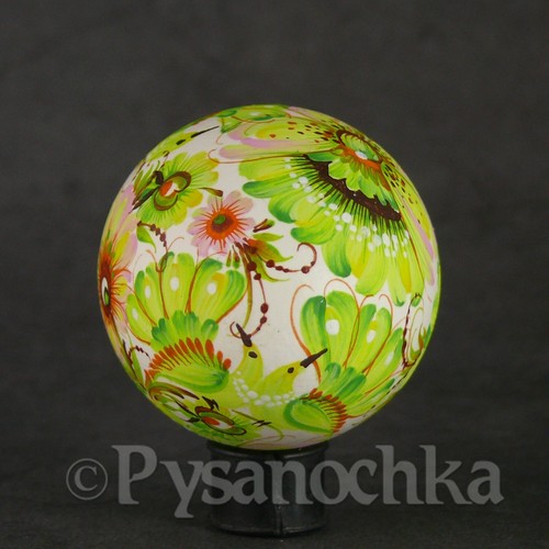 Huevo de Pascua de pollo ucraniano Pysanky Petrykivka Pysanka huevo de Pascua hecho a mano Pisanki - Imagen 8 de 15