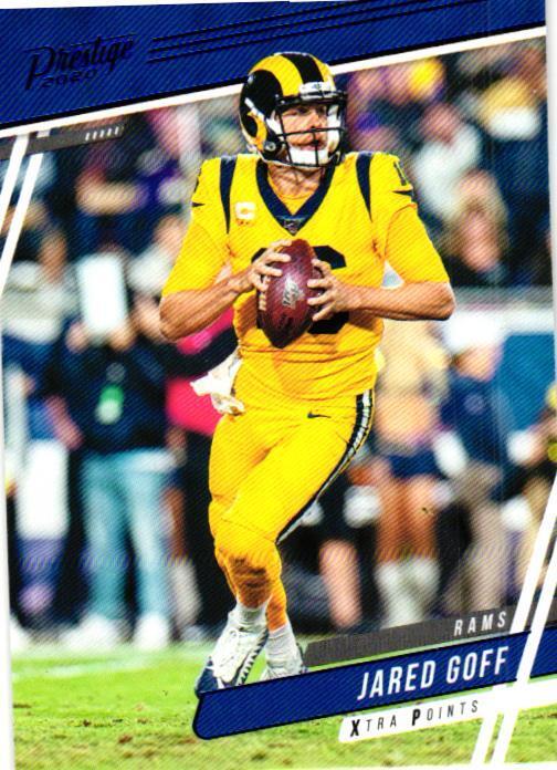 2020 Panini Prestige #147 Jared Goff Xtra Points Blue