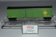 N Scale MTL 79040 Detroit Toledo & Ironton 50' Double Door Boxcar 717 C46529
