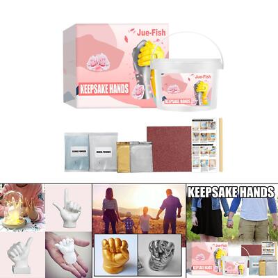 Komplettes Handguss-Set Erwachsene & Kind Handhalten Handwerk Hand Fußform